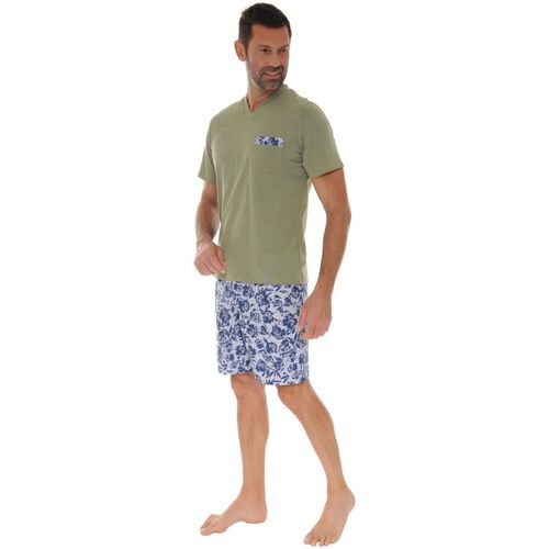 Vêtements Homme Pyjamas / Chemises de nuit Christian Cane HARROLD Vert