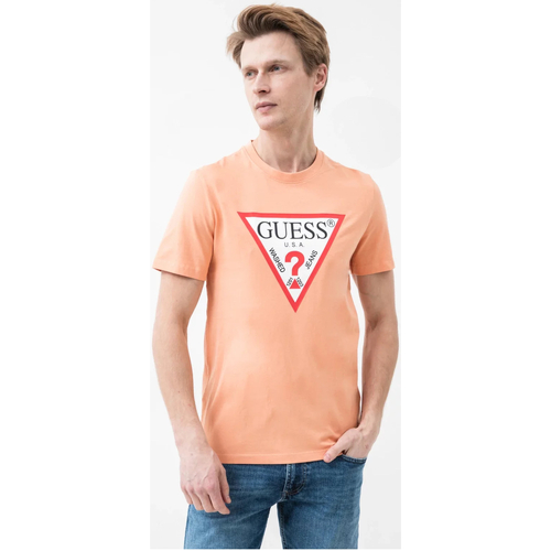 Vêtements Homme T-shirts manches courtes Guess M2YI71 I3Z14 Orange