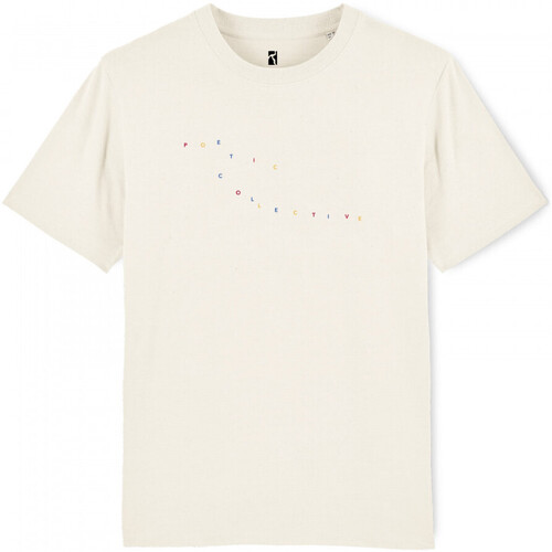 Vêtements Homme T-shirts & Polos Poetic Collective Color logo t-shirt Beige