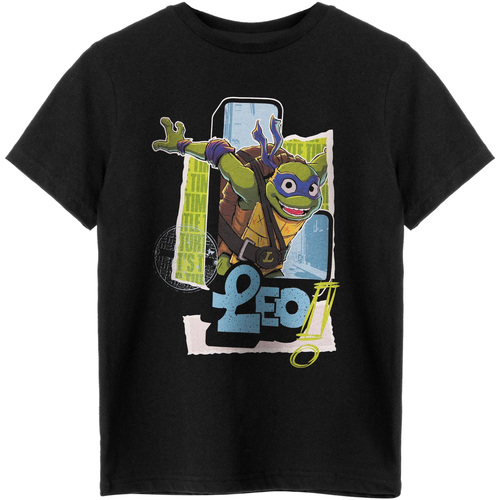 Vêtements Garçon T-shirts manches courtes Teenage Mutant Ninja Turtles NS8316 Noir