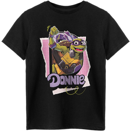 Vêtements Garçon T-shirts manches courtes Teenage Mutant Ninja Turtles NS8317 Noir