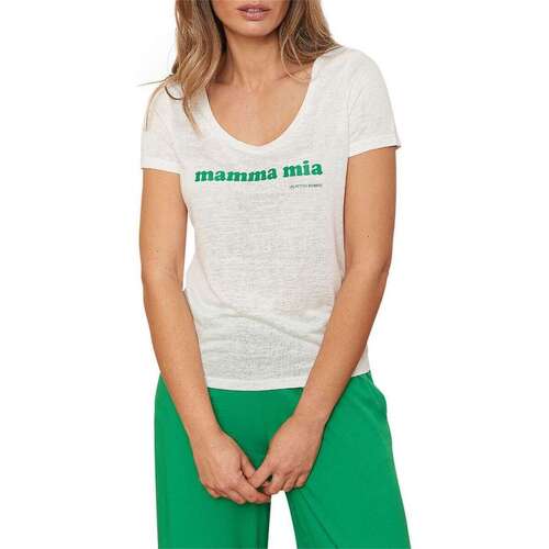 Vêtements Femme T-shirts manches courtes Les Petites Bombes 165336VTPE24 Blanc