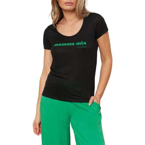 Vêtements Femme T-shirts manches courtes Les Petites Bombes 165356VTPE24 Noir