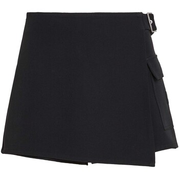 Vêtements Femme Shorts / Bermudas Ck Jeans Buckle Wrap Mini Sko Noir