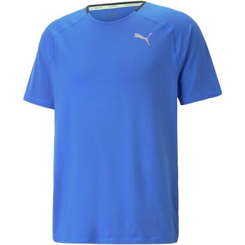 Vêtements Homme T-shirts manches courtes Puma Run Cloudspun Ss Tee Bleu