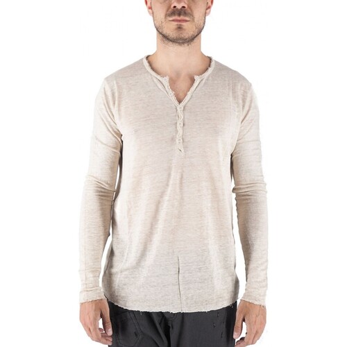 Vêtements Homme T-shirts & Polos Devid Label Serafino Cordoba En Pur Lin Beige