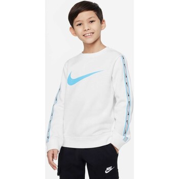 Vêtements Garçon Sweats Nike Sportswear Repeat Blanc