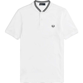 Vêtements Homme Polos manches courtes Fred Perry Fp Bomber Collar Polo Shirt Blanc