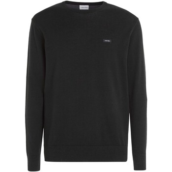 Vêtements Homme Sweats Calvin Klein Parley JEANS Cotton Silk Blend Cn Noir