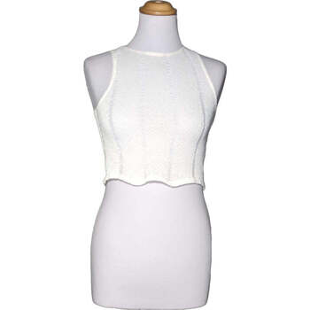 Vêtements Femme Débardeurs / T-shirts sans manche Boohoo débardeur  38 - T2 - M Blanc Blanc