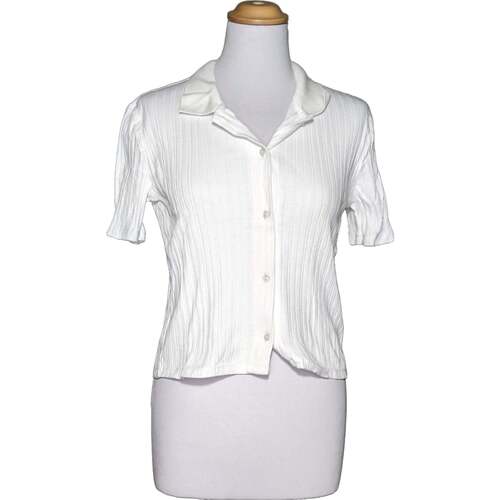Vêtements Femme Gilets / Cardigans Zara gilet femme  38 - T2 - M Blanc Blanc