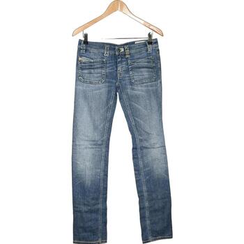 Vêtements Femme Jeans Diesel jean droit femme  38 - T2 - M Bleu Bleu