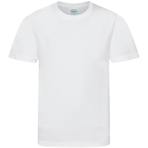 Vêtements Enfant T-shirts manches courtes Awdis Cool Smooth Blanc