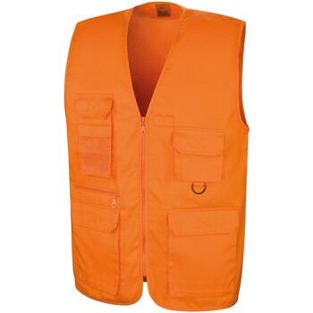Vêtements Gilets de costume Work-Guard By Result Adventure Safari Orange