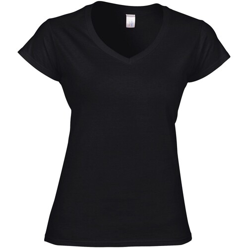 Vêtements Femme T-shirts manches longues Gildan GD078 Noir