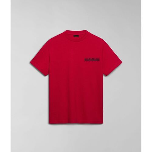 Vêtements T-shirts & Polos Napapijri S-MARTRE NP0A4HQB-R251 RED BARBERRY Rouge