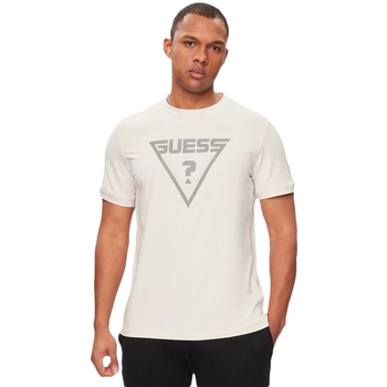 Vêtements Homme T-shirts manches courtes Guess Active Blanc