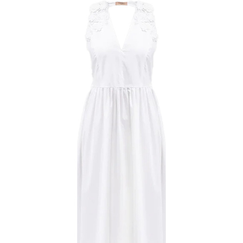 Vêtements Femme Robes longues Twin Set 241tt2280-00001 Blanc
