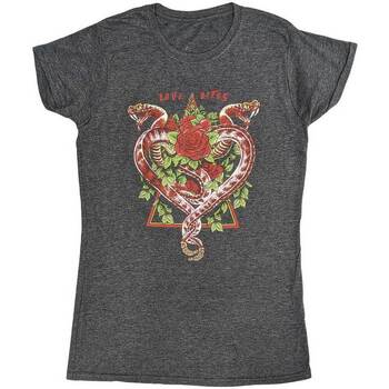 Vêtements Femme T-shirts manches longues Def Leppard Love Bites Tour 2019 Gris