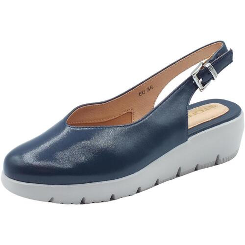 Chaussures Femme Sandales et Nu-pieds Stonefly 220762 Plume Shiny Goat Ocean Bleu