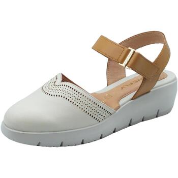 Chaussures Femme Sandales et Nu-pieds Stonefly 220765 Plume Nappa Gray Lt Blanc