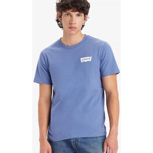 Vêtements Homme T-shirts manches courtes Levi's 22491 1458 GRAPHIC CREWNECK Bleu