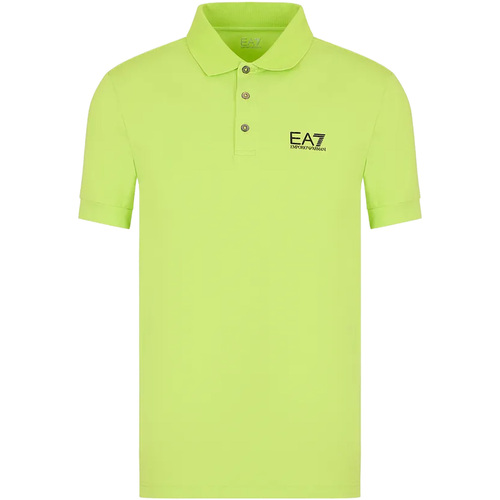 Vêtements Homme T-shirts & Polos Emporio Armani EA7 Polo Jaune