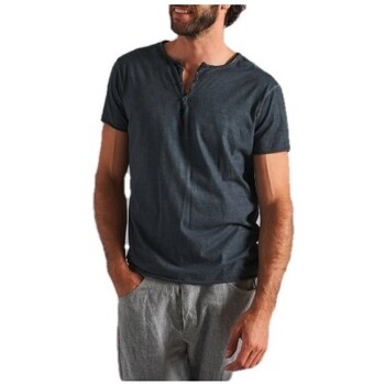 Vêtements Homme T-shirts & Polos Never Enough Serafino  manches courtes ocan Bleu