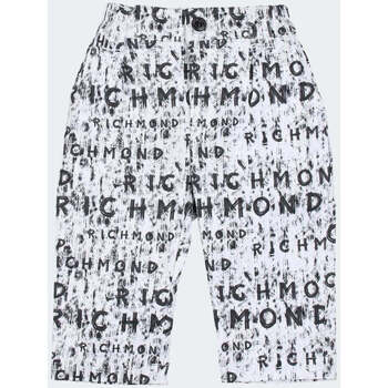 Vêtements Garçon Pantalons Richmond  Blanc