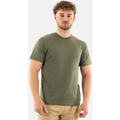 Vêtements Homme T-shirts manches courtes Schott tscasualvint Vert