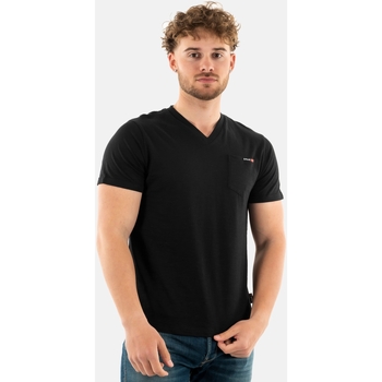 Vêtements Homme T-shirts manches courtes Schott tskea2 Noir
