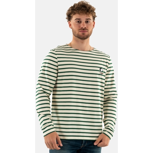 Vêtements Homme T-shirts manches longues Faguo s24ts0122 Vert