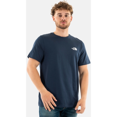 Vêtements Homme T-shirts manches courtes The North Face 0a87ng Bleu