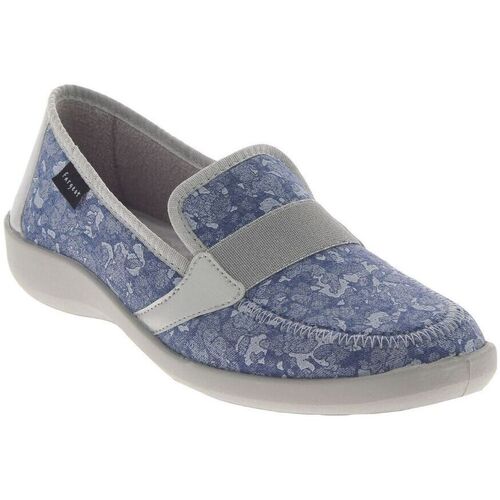 Chaussures Femme Chaussons Fargeot Chaussons MARINETTE Bleu