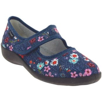 Chaussures Femme Chaussons Fargeot Chaussons TAQUINE Bleu