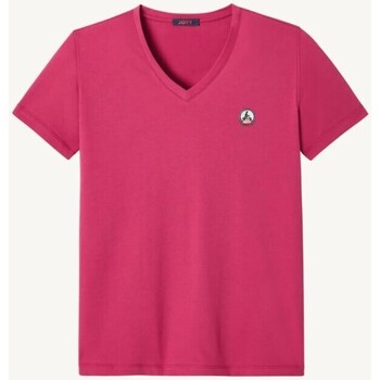 Vêtements Femme T-shirts manches courtes JOTT - Tee Shirt Cancun femme - rose cerise Violet
