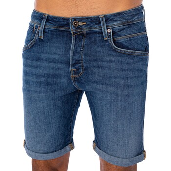 Vêtements Homme Shorts / Bermudas Jack & Jones Short en jean Rick 038 Renard Bleu