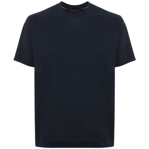 Vêtements Homme T-shirts manches courtes Emporio Armani  Bleu