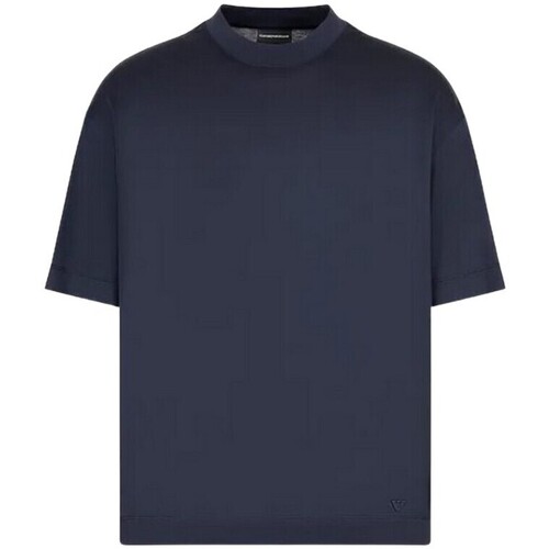 Vêtements Homme T-shirts manches courtes Emporio Armani  Bleu