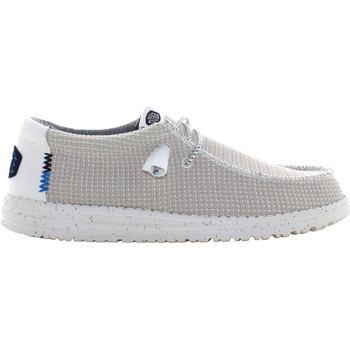 Chaussures Homme Boots HEYDUDE WALLY SPORT MESH Blanc