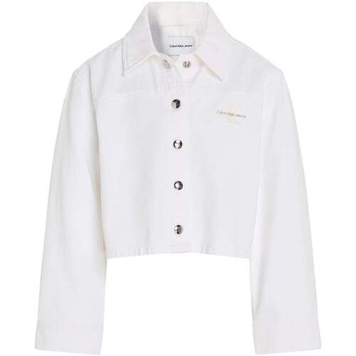 Vêtements Fille Manteaux ulla johnson yvette floral cotton midi dress 160904VTPE24 Blanc