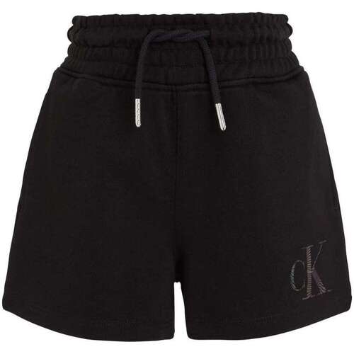 Vêtements Fille Shorts / Bermudas Calvin Klein Jeans 160907VTPE24 Noir