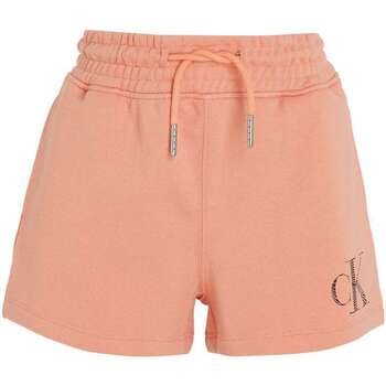 Vêtements Fille Shorts / Bermudas Calvin Klein Polar Fleece Hoodie 160908VTPE24 Orange