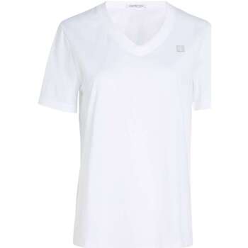 Vêtements Femme T-shirts manches courtes Calvin Klein Jeans 160977VTPE24 Blanc