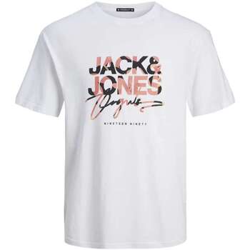 Vêtements Garçon T-shirts manches courtes Jack & Jones 161534VTPE24 Blanc