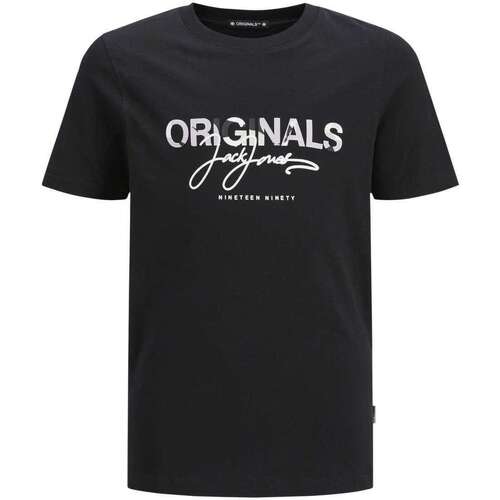 Vêtements Garçon T-shirts manches courtes Jack & Jones 161535VTPE24 Noir