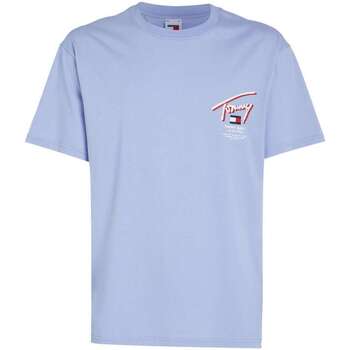 Vêtements Homme T-shirts manches courtes Tommy Jeans 163340VTPE24 Bleu
