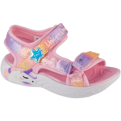 Chaussures Fille Sandales sport Skechers Unicorn Dreams - Majestic Bliss Rose
