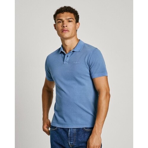 Vêtements Homme T-shirts manches courtes Pepe jeans PM542099 NEW OLIVER GD Bleu