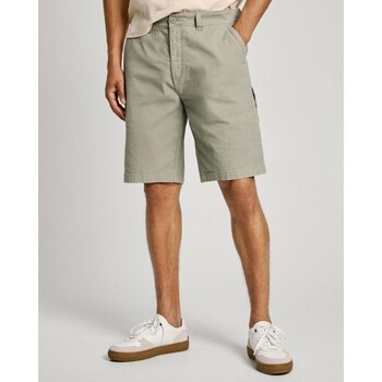 Vêtements Homme Pantalons Pepe JEANS RIBBED PM801104 RELAXED SHORT Vert